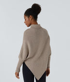 Amaya Asymmetrical Turtleneck Sweater