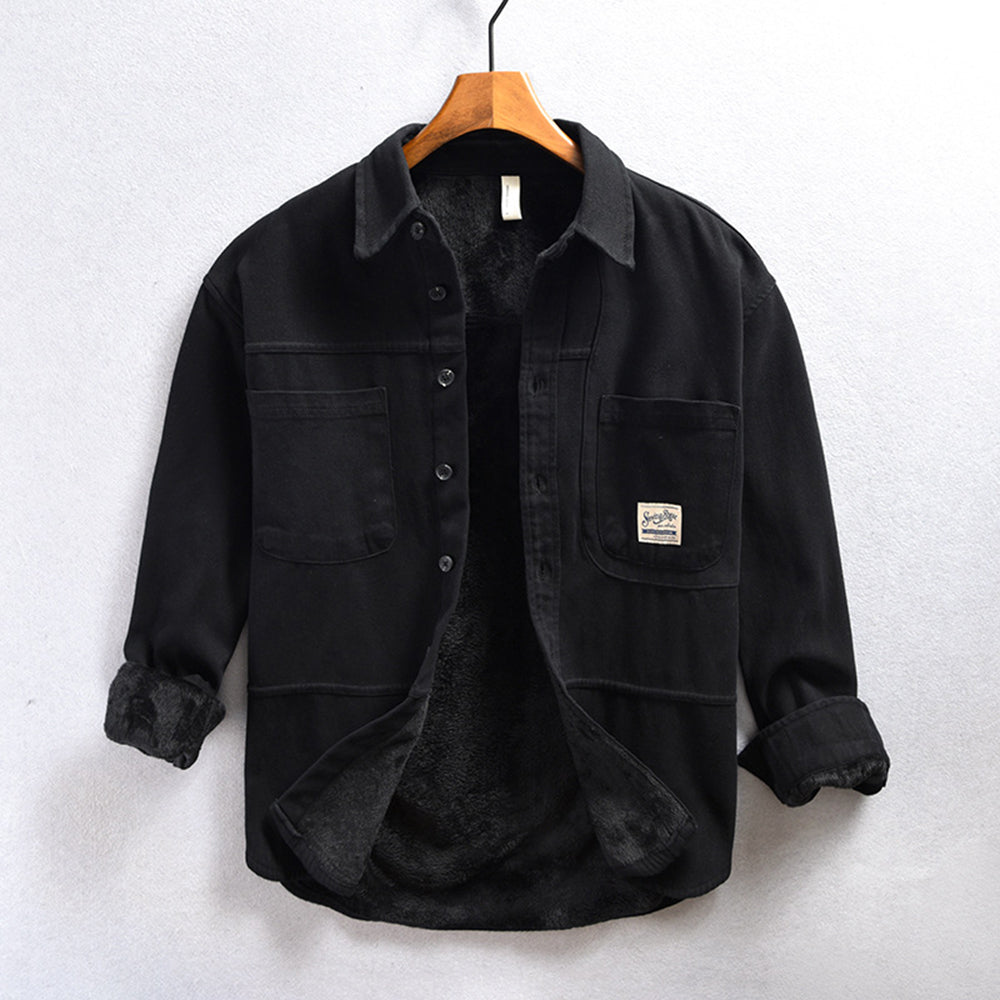 Fleece Cargo Overshirt