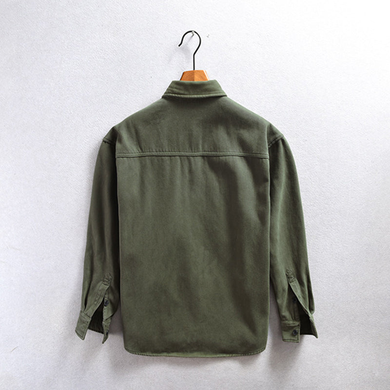 Fleece Cargo Overshirt