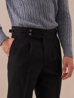 Palena Hoogwaardige Geplooide Broek