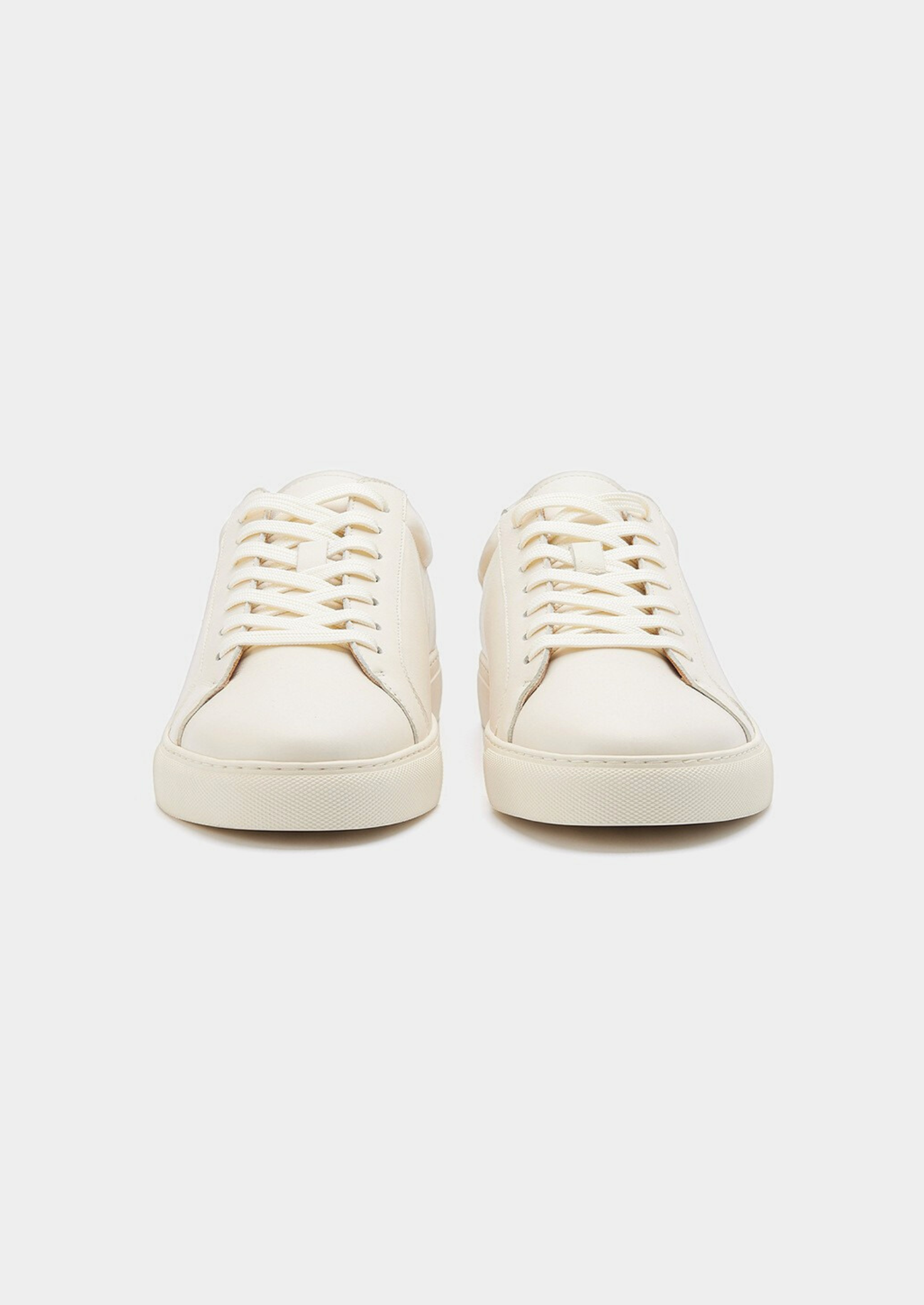 Ivory Essential Leren Sneaker