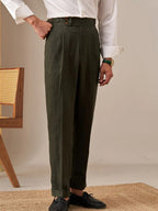Marini Capri High Waisted Linen Pants