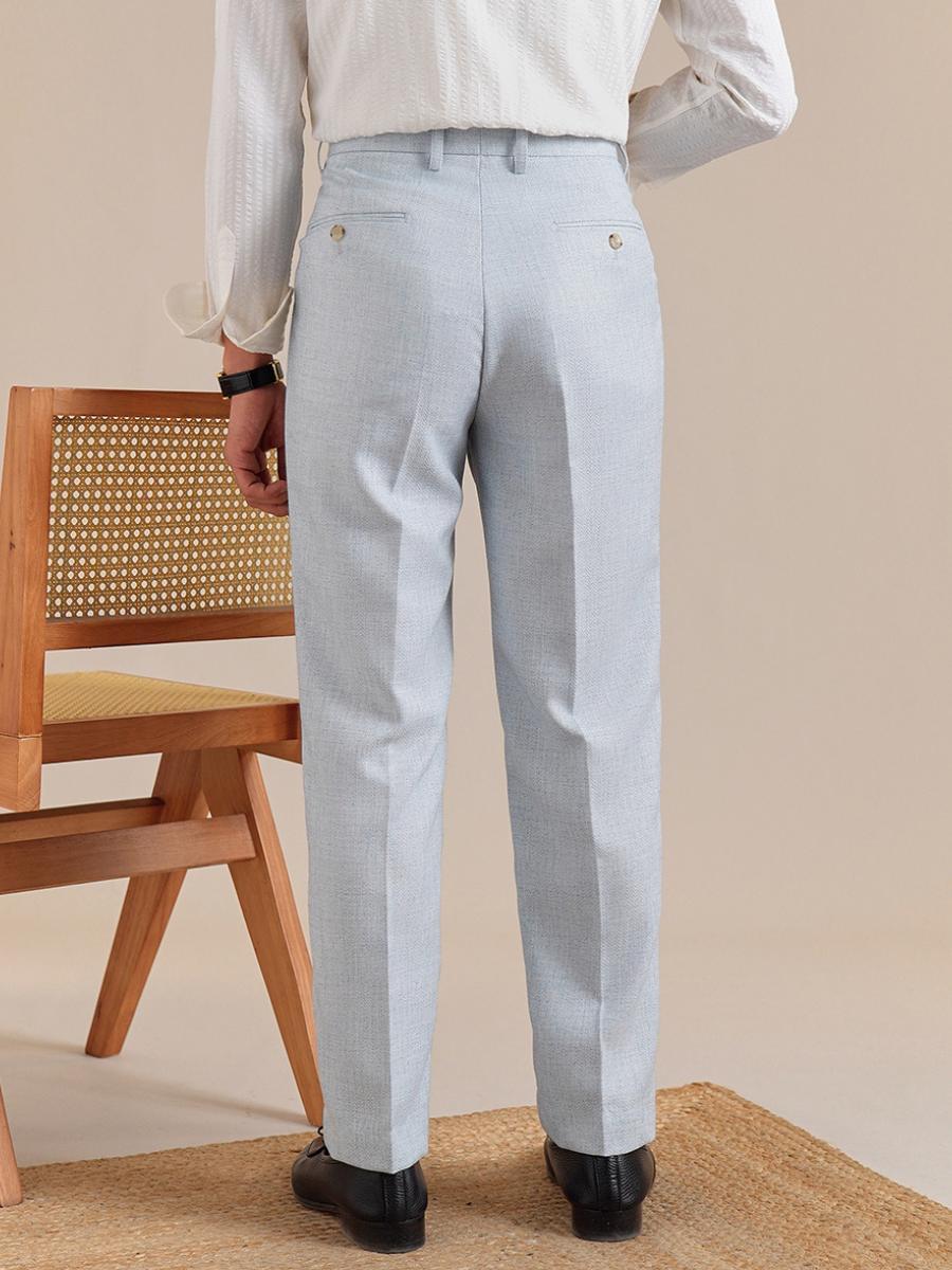 Marini Volterra High-Waist Belt Loop Trousers