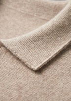 Extra-Fijne Merinowol Zip Polo Vest