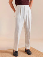 Marini PortoFino High Waisted Pleated Linen Pants