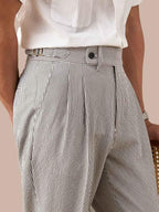 Marini Sorrento High Waisted Double Pleated Pants