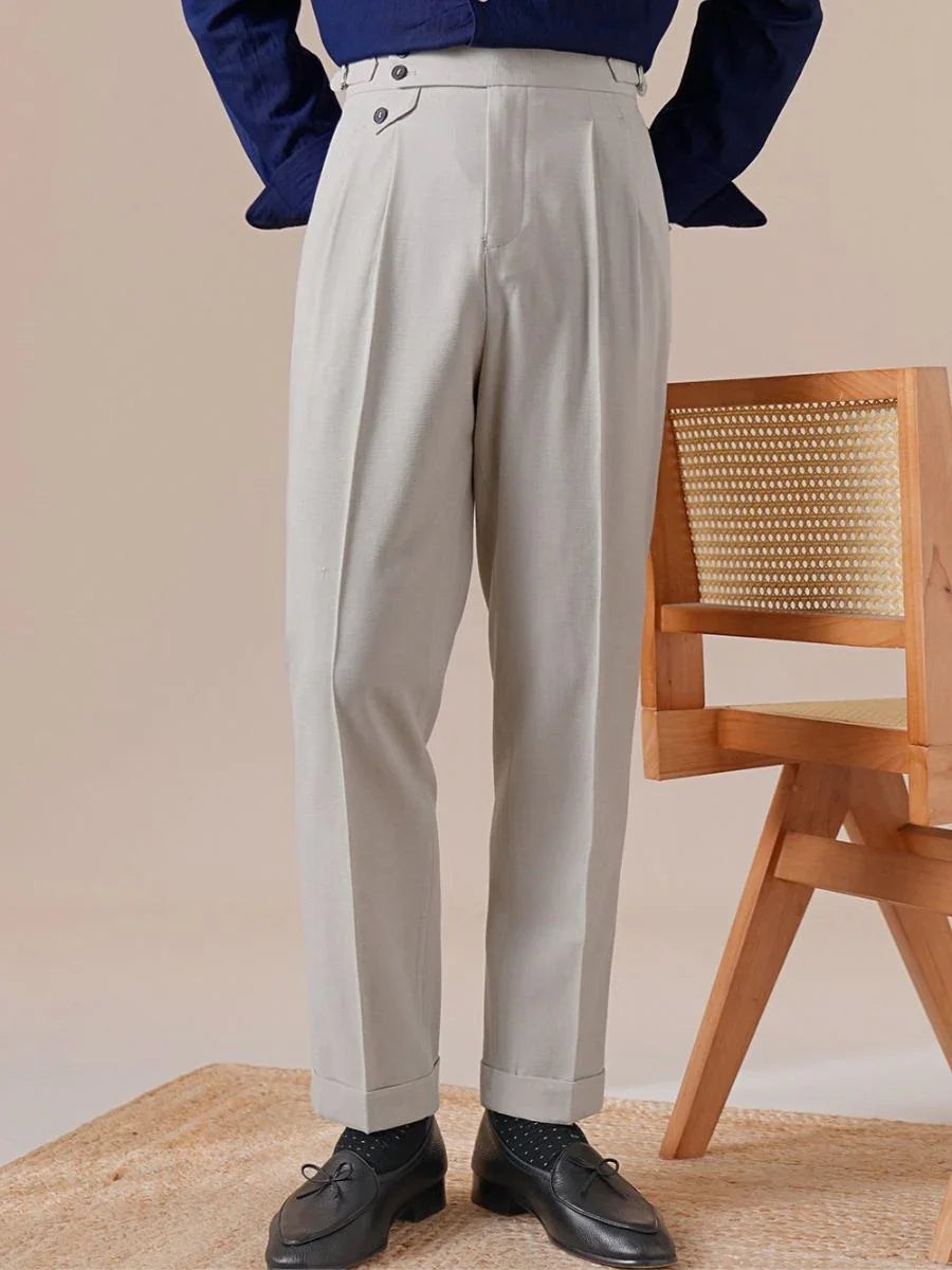 Marini Durvo High Waisted Double Pleated Pants