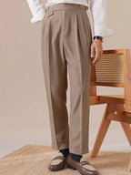 Marini Durvo High Waisted Double Pleated Pants