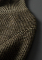 Premium Cashmere Hoge Kraag Vest