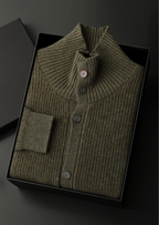 Premium Cashmere Hoge Kraag Vest