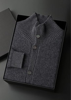 Premium Cashmere Hoge Kraag Vest