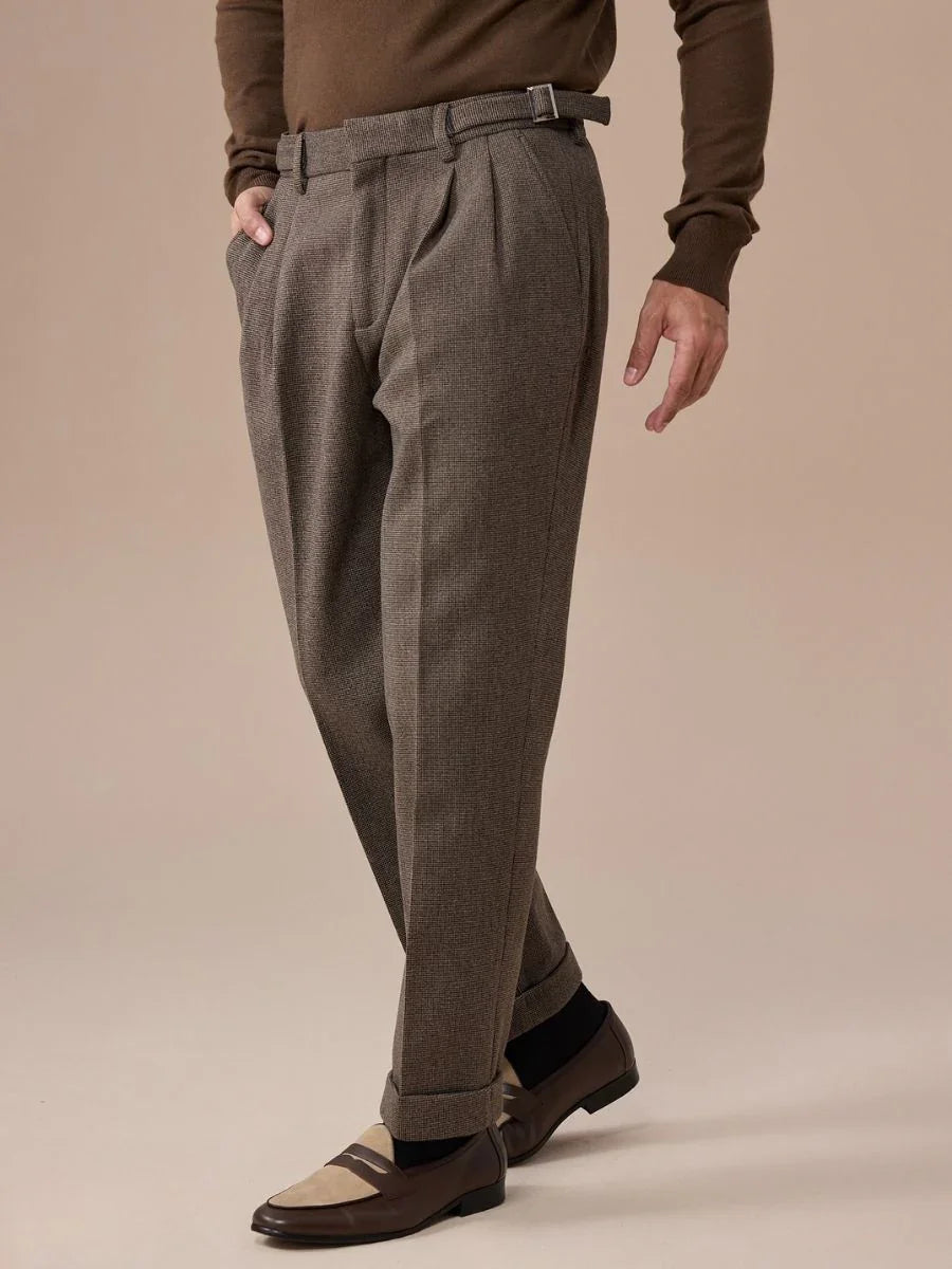 Marini Regio High Waisted Belt Loop Trousers