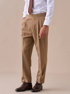 Marini Valdora High Waisted Double Pleated Gurkha Pants