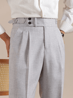 Marini Viterbo High Waisted Double Pleated Pants
