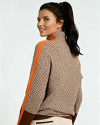 Malou Trui met Hoge Kraag