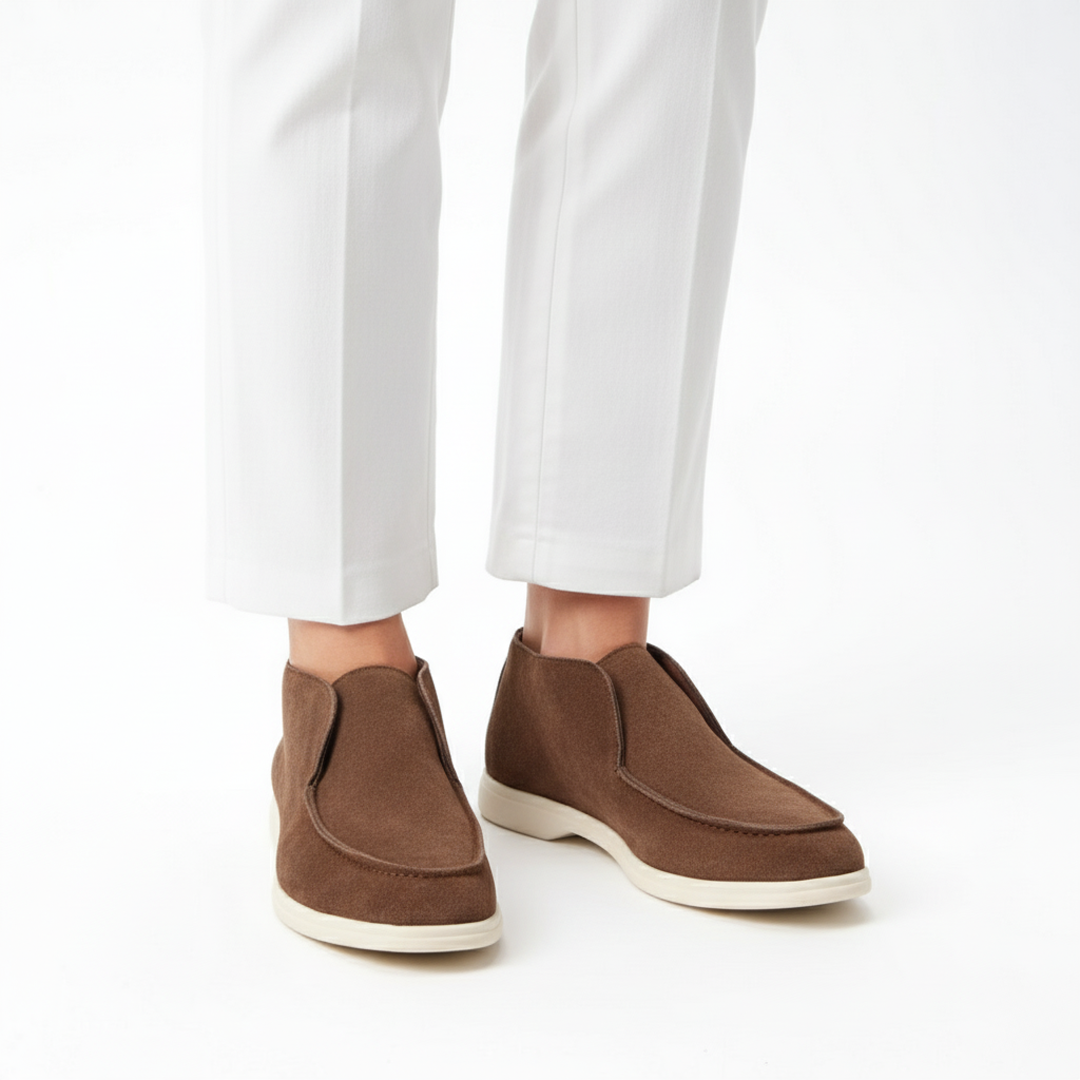 Hoge Suède Loafers