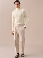 Palena Hoogwaardige Geplooide Broek