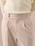 Palena Hoogwaardige Geplooide Broek