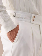 Palena Hoogwaardige Geplooide Broek