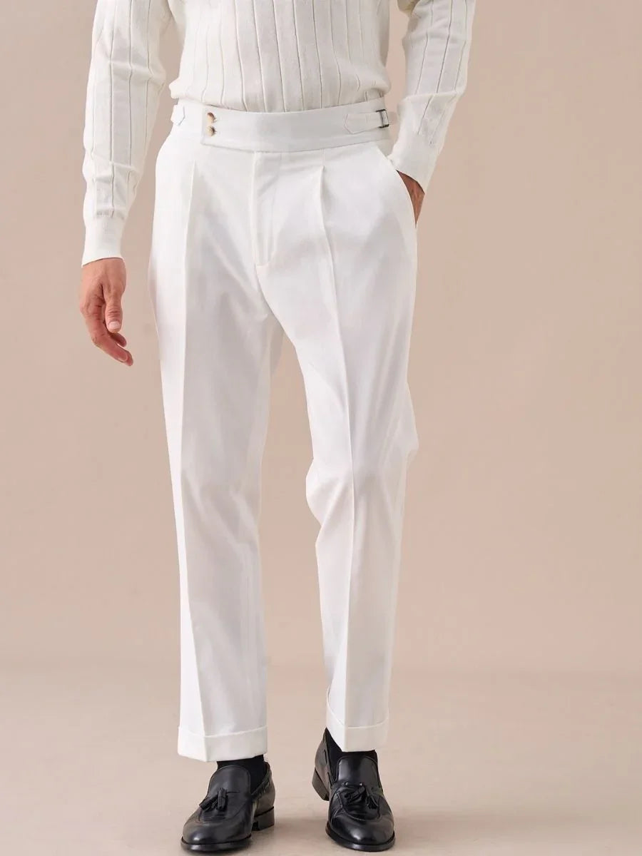 Palena Hoogwaardige Geplooide Broek