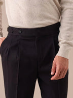 Moliterno Hoogwaardige Dubbel Geplooide Broek