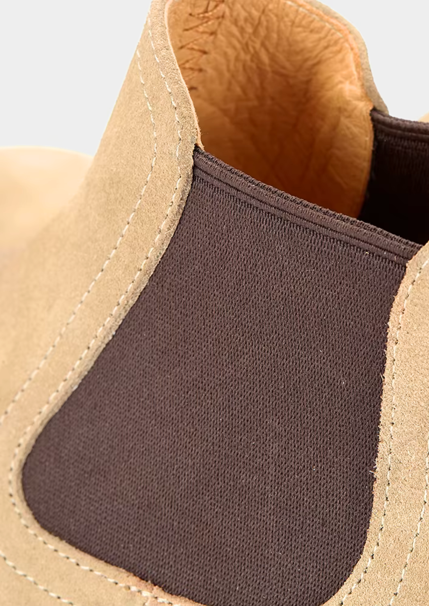 Zandkleurige Chelsea Suède Winterlaars