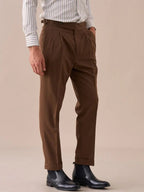 Moliterno Hoogwaardige Dubbel Geplooide Broek