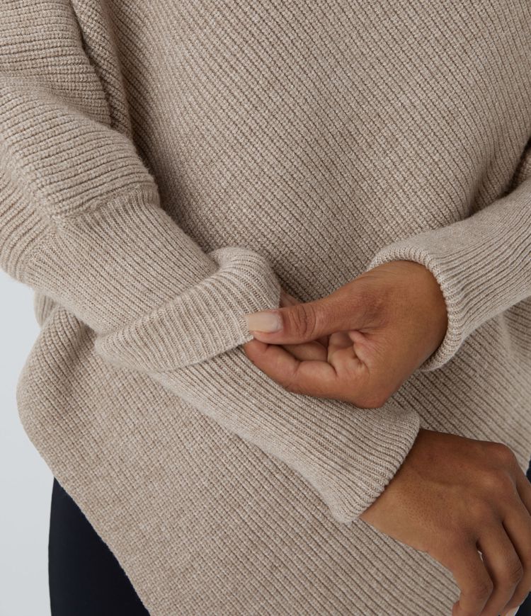 Amaya Asymmetrical Turtleneck Sweater