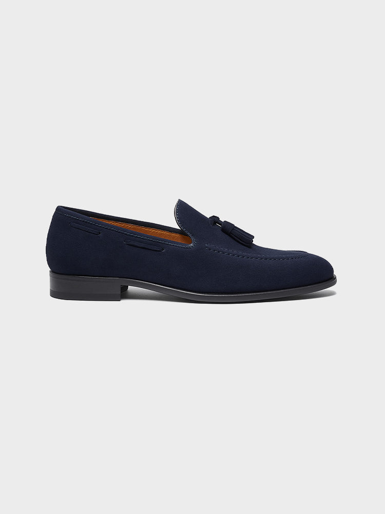 Suède Loafers met Kwast