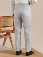 Marini Viterbo High Waisted Double Pleated Pants