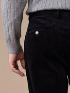 Marini Crotone High Waisted Belt Loop Velvet Pants