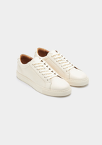 Ivory Essential Leren Sneaker