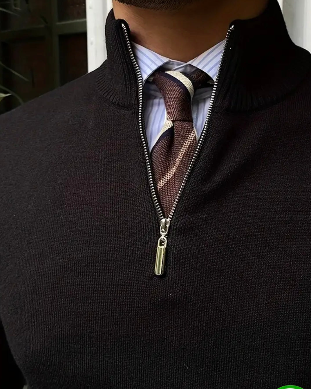 Roma Kwart Rits Trui