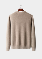 Extra-Fijne Merinowol Zip Polo Vest