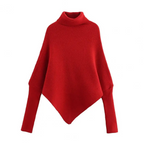 Amaya Asymmetrical Turtleneck Sweater