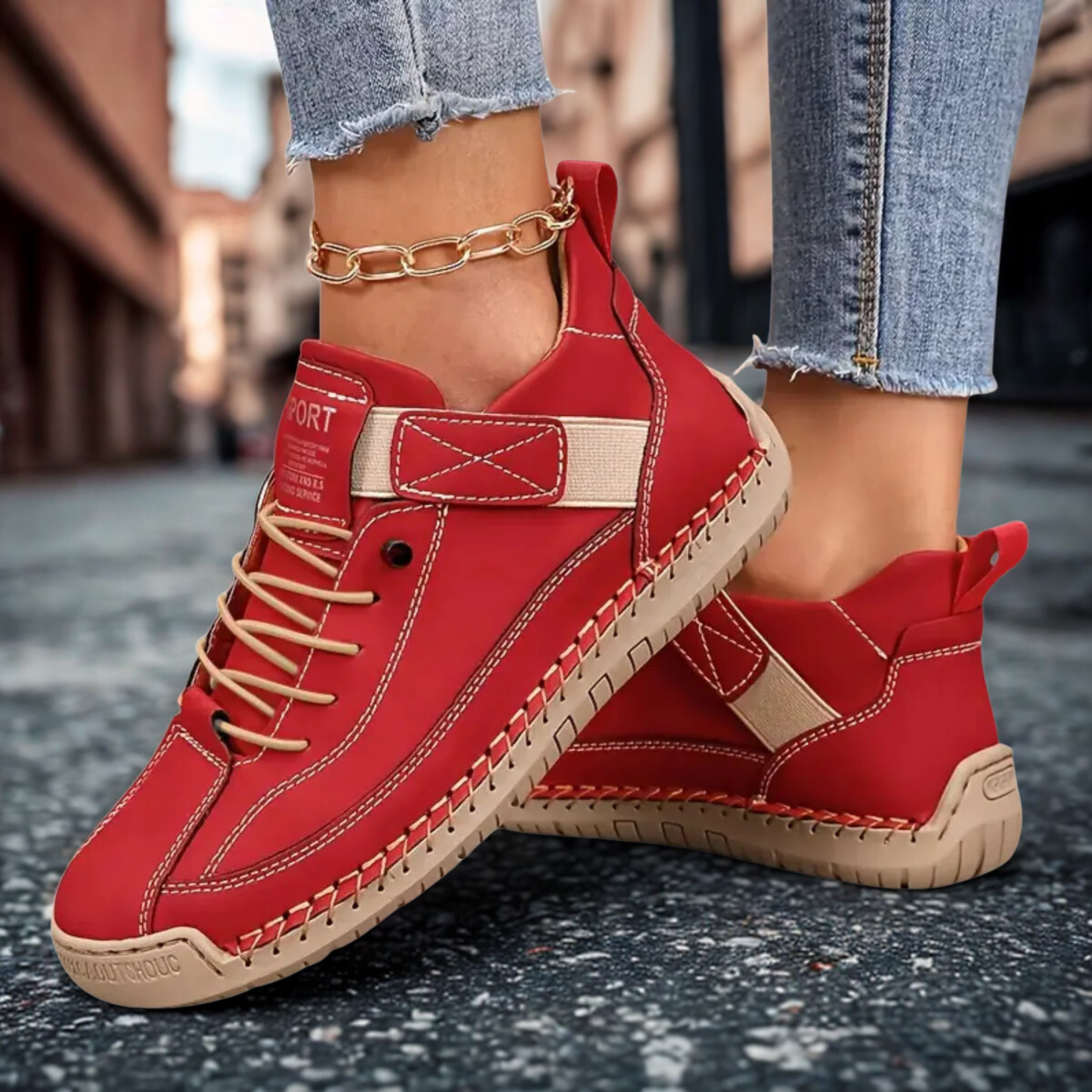 Sneakers Met Ergonomische Ondersteuning