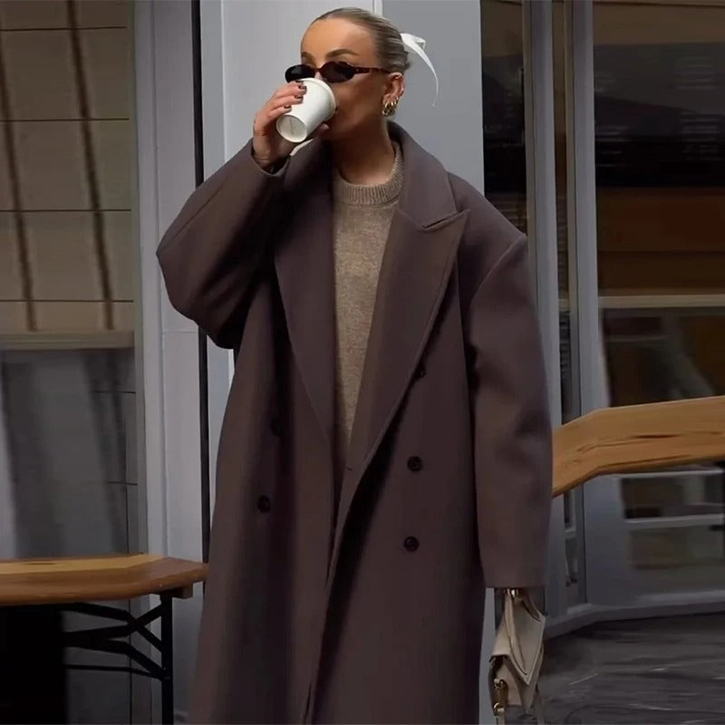 Anne Los Gebreide Jas In Overmaat