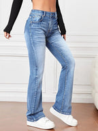 Marie Hoog Taille Bootcut Jeans