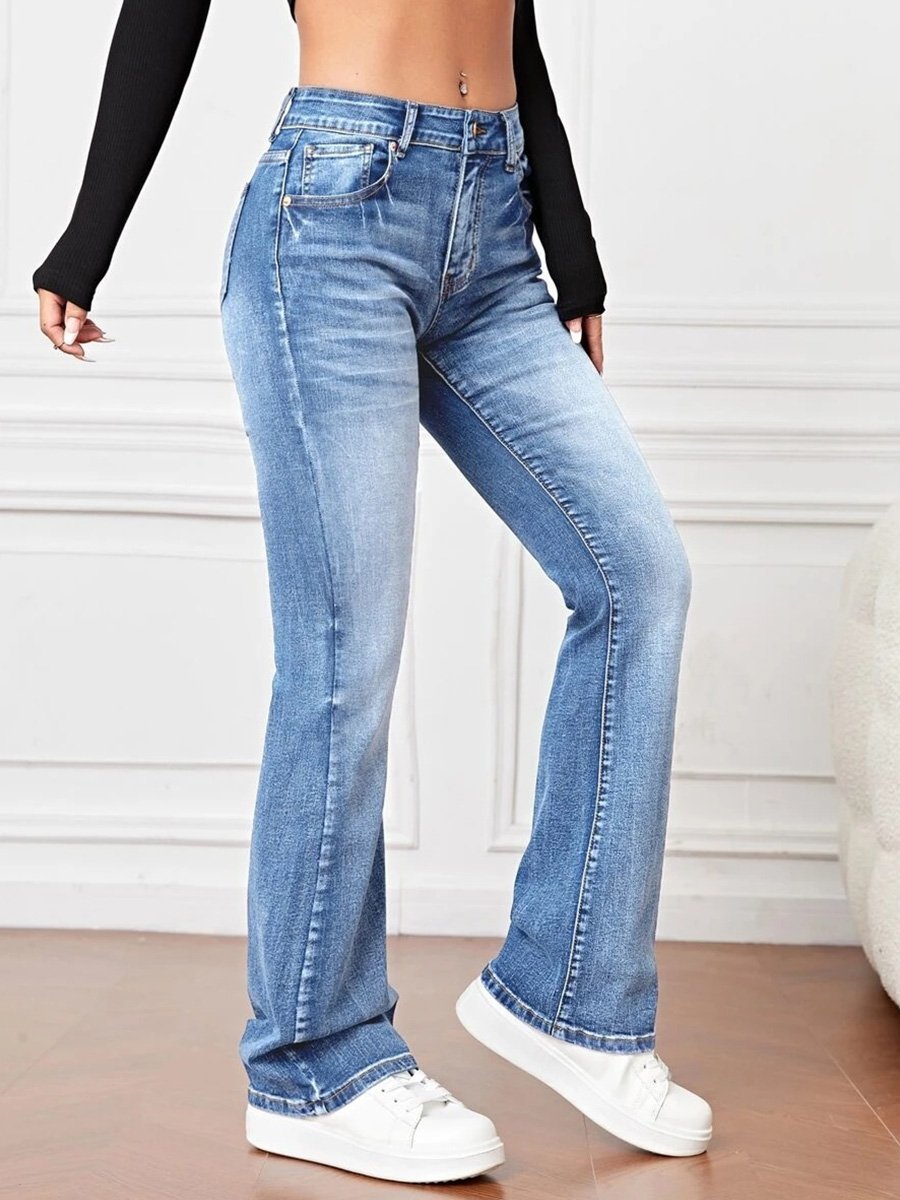 Marie Hoog Taille Bootcut Jeans