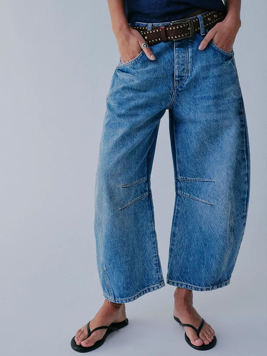 Casual Losse Tube Jean