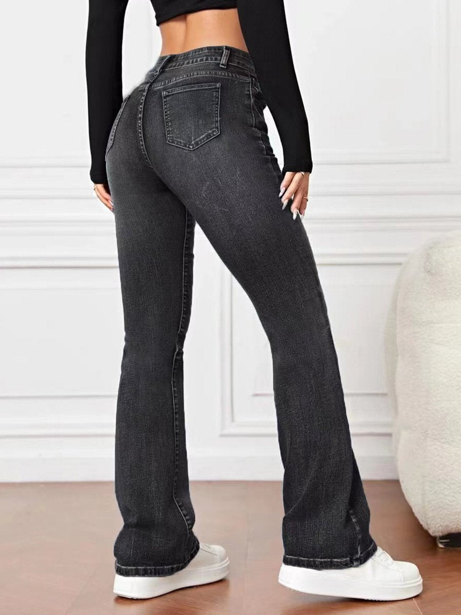 Marie Hoog Taille Bootcut Jeans