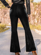 Hoog Taille Kant Patchwork Broek