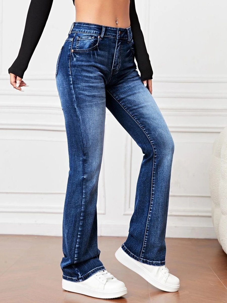 Marie Hoog Taille Bootcut Jeans