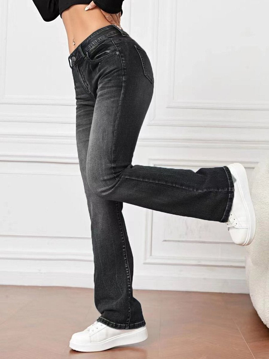 Marie Hoog Taille Bootcut Jeans