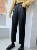 Casual Angora Leren Broek