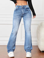 Marie Hoog Taille Bootcut Jeans