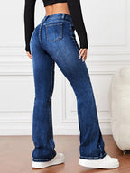 Marie Hoog Taille Bootcut Jeans