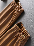 Lichtgewicht Fleece Harem Leren Broek