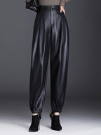 Lichtgewicht Fleece Harem Leren Broek